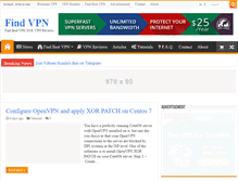 Tablet Screenshot of findvpn.com